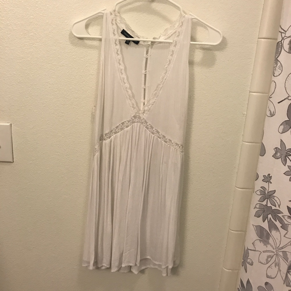 Kendall and Kylie white summer dress